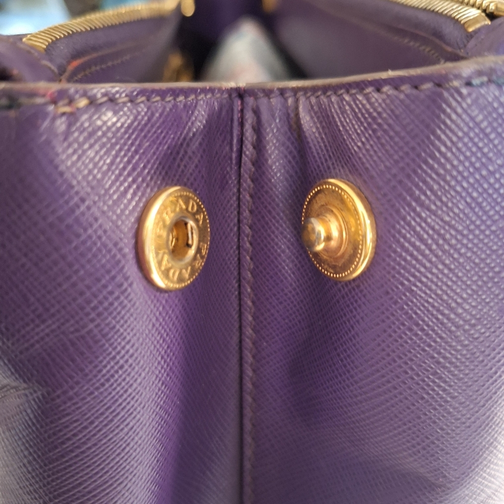 Prada Saffiano Leather Galleria Satchel - Picture 13 of 14